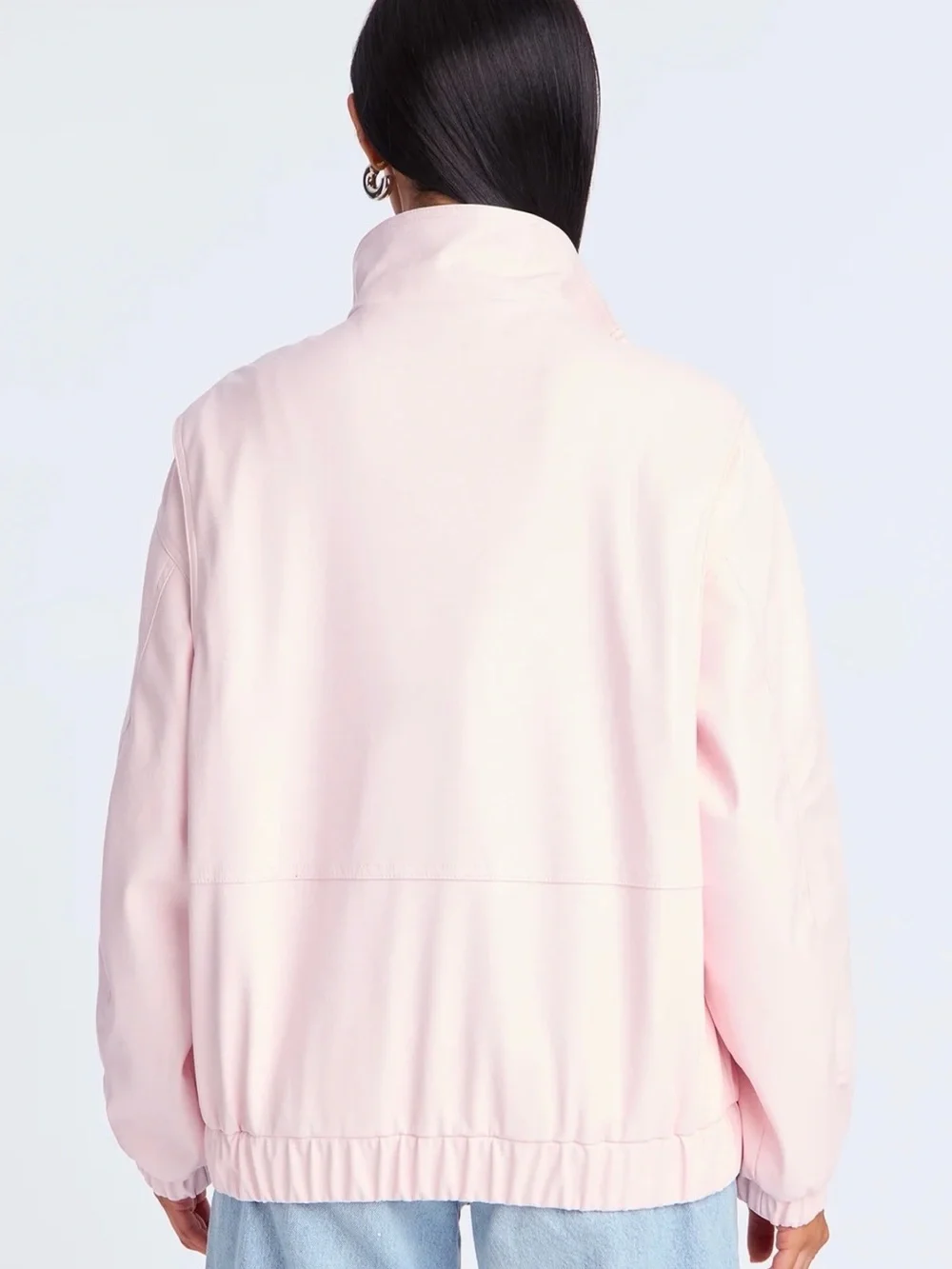 Light Pink Women’s Bomber Jacket - Fashion Nova